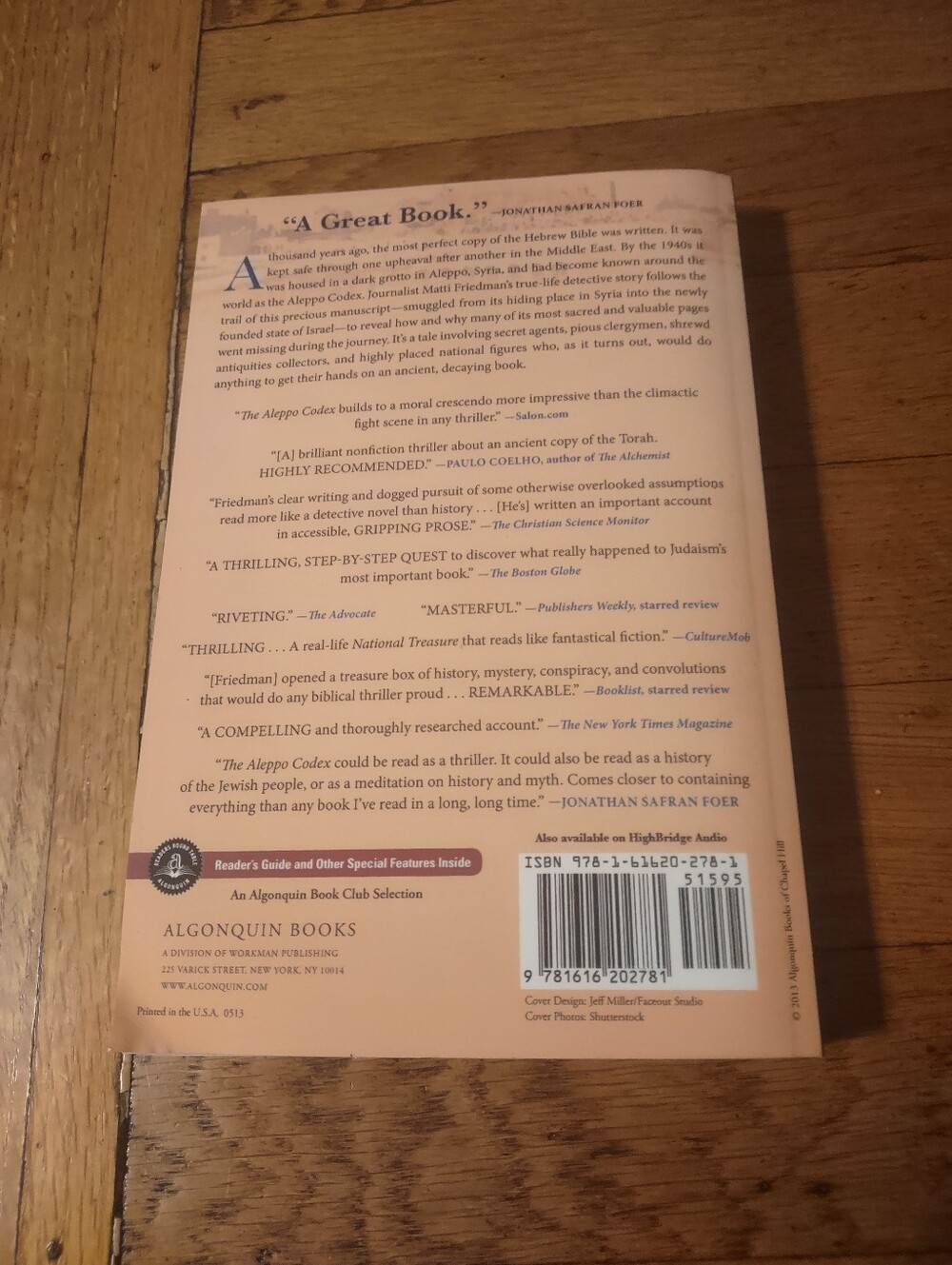 Aleppo codex paperback book - Picture 2 of 4
